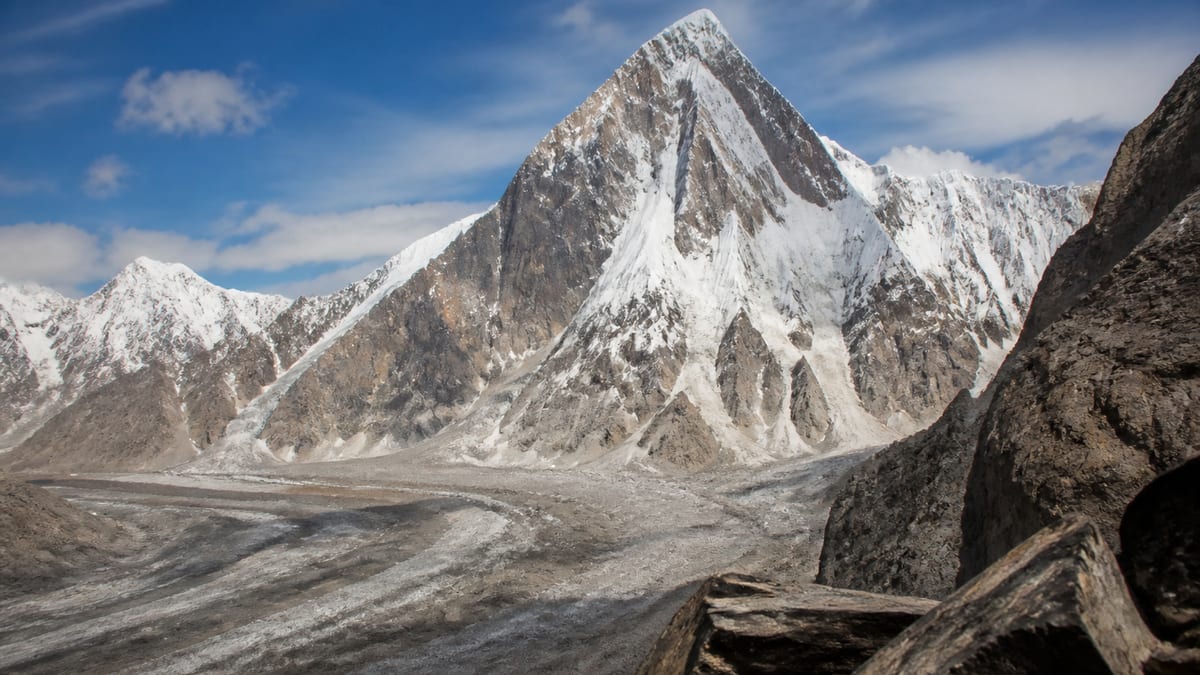 Baltoro Kangri-III mountain landscape in Gilgit-Baltistan