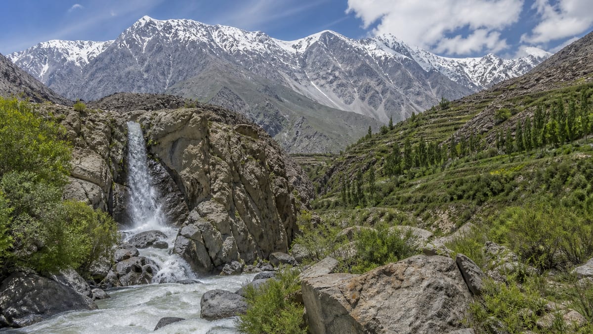 Kharmang district landscape in Gilgit-Baltistan
