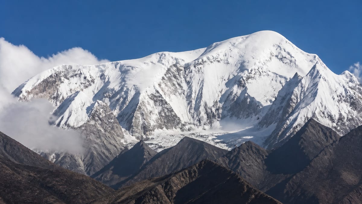 Malubiting – W mountain landscape in Gilgit-Baltistan