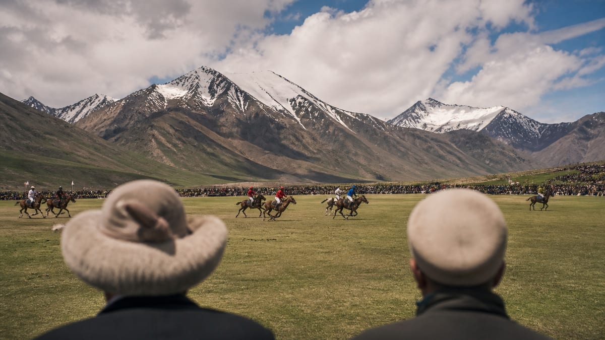 Illustrative place landscape representing Shandur Pass in Gilgit-Baltistan