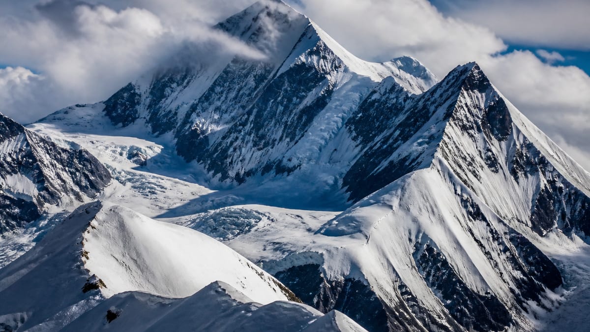 Sia Kangri IV Central mountain landscape in Gilgit-Baltistan