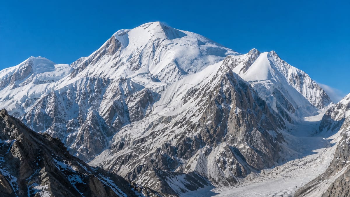Sia Kangri – N mountain landscape in Gilgit-Baltistan
