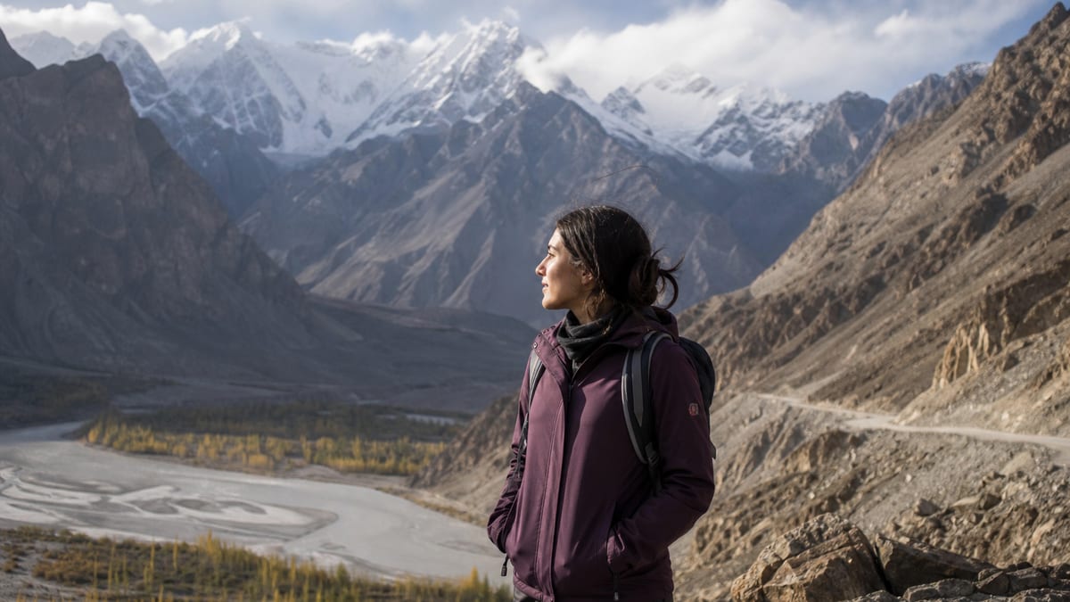 Illustrative editorial tourism scene representing Travel safety guidance in Gilgit-Baltistan